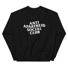 Load image into Gallery viewer, Anti Apartheid Social Club w/ Sleeve Embroidery and Back Design - Size Up for Better Fit