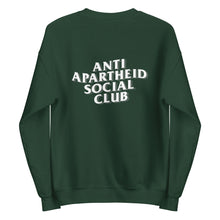 Load image into Gallery viewer, Anti Apartheid Social Club w/ Sleeve Embroidery and Back Design - Size Up for Better Fit