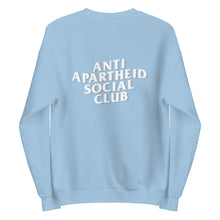 Load image into Gallery viewer, Anti Apartheid Social Club w/ Sleeve Embroidery and Back Design - Size Up for Better Fit