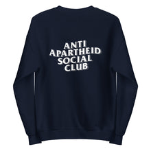 Load image into Gallery viewer, Anti Apartheid Social Club w/ Sleeve Embroidery and Back Design - Size Up for Better Fit