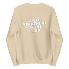 Load image into Gallery viewer, Anti Apartheid Social Club w/ Sleeve Embroidery and Back Design - Size Up for Better Fit