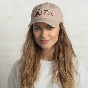 The Brown Capitol Embroidered Hat II