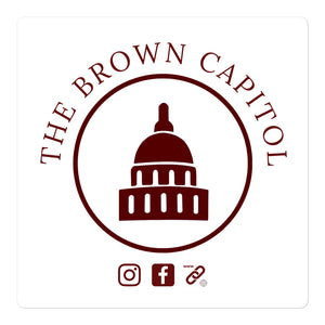 FREE! The Brown Capitol Vinyl Sticker